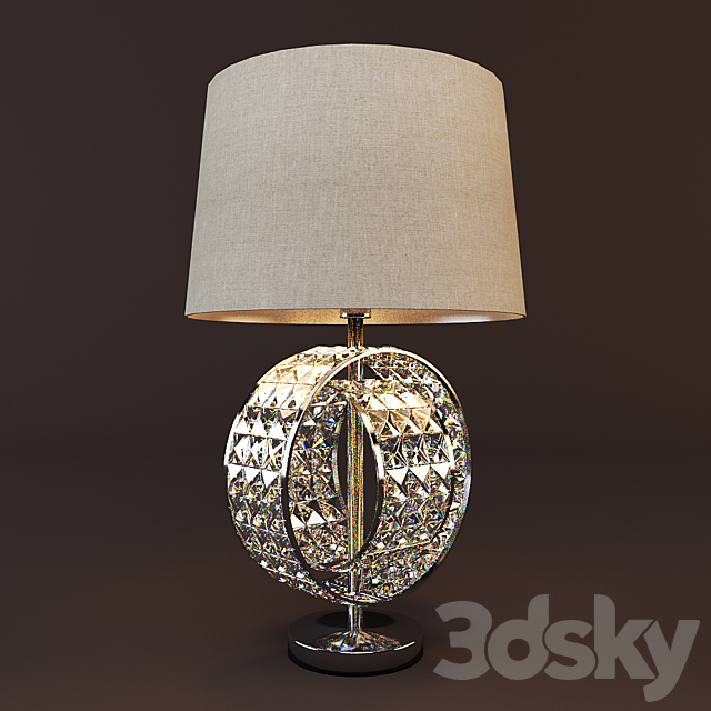 Venetian smoked table lamp 3DSMax File - thumbnail 3