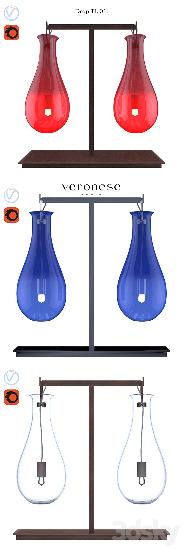 Veronese Drop TL 01 3DSMax File - thumbnail 1