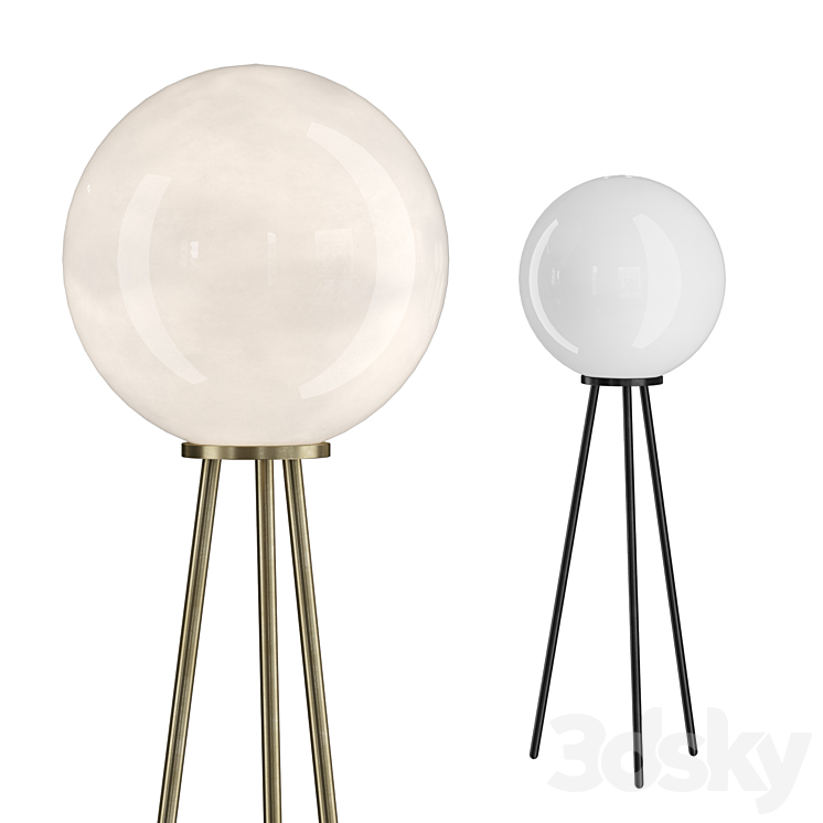 Vesoi PALLATRE | Floor lamp 3DS Max Model - thumbnail 1