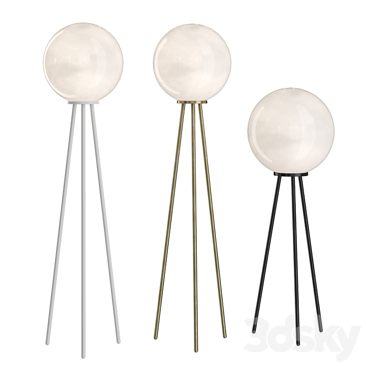 Vesoi PALLATRE | Floor lamp 3DS Max Model - thumbnail 2