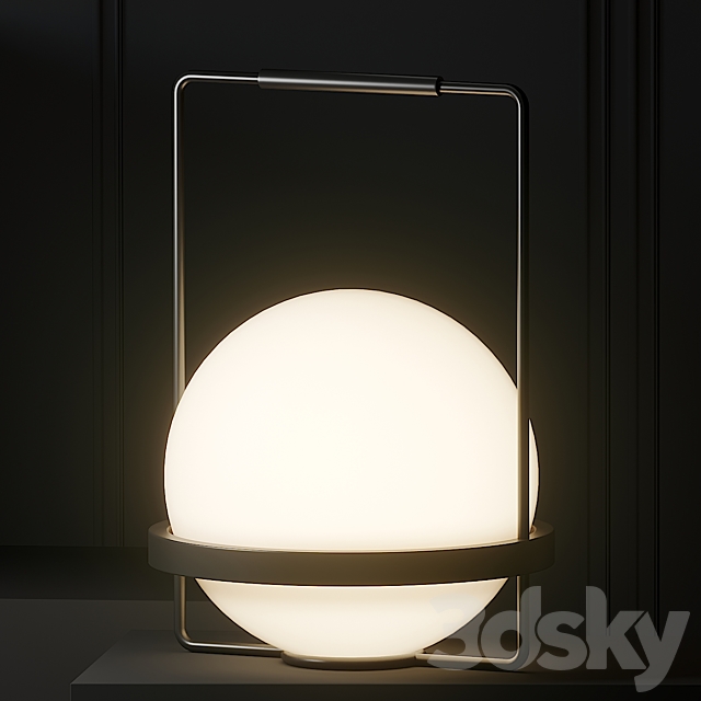 Vibia palma table lamp 3DS Max Model - thumbnail 2