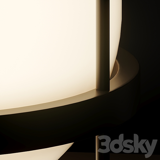 Vibia palma table lamp 3DS Max Model - thumbnail 3