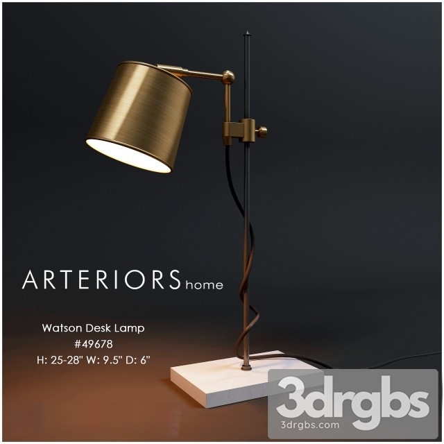 Watson Desk Lamp 3dsmax Download - thumbnail 1