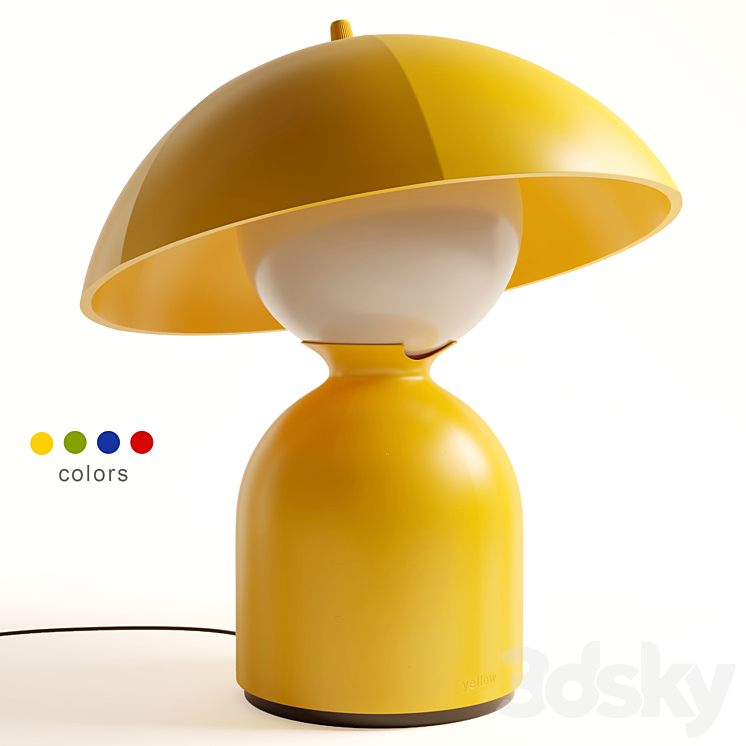 Woo-bi desk lamp by Jaekyoung Oh 3DS Max Model - thumbnail 1