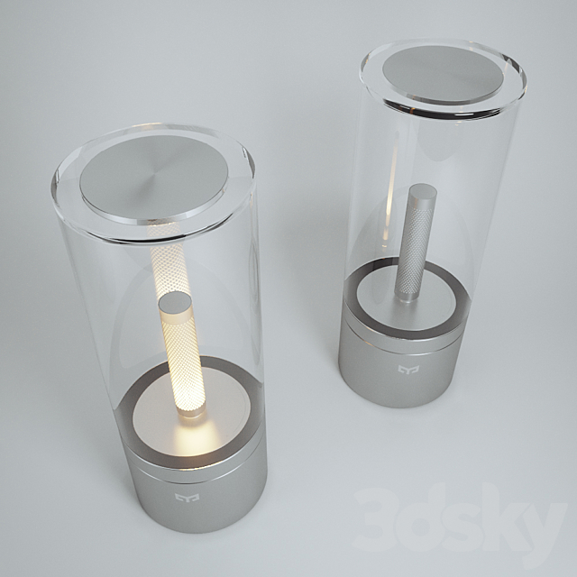 Xiaomi yeelight smart candle 3DS Max Model - thumbnail 2