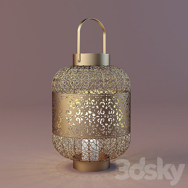 ZARA HOME _ Paulina Lantern 3DSMax File - thumbnail 1