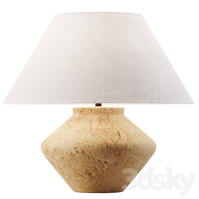 Zara Home LAMPE BASE FAÏENCE GRAND FORMAT 3ds Max - thumbnail 1