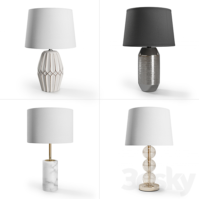 ZARA HOME: Lamps Set 1 3DSMax File - thumbnail 1