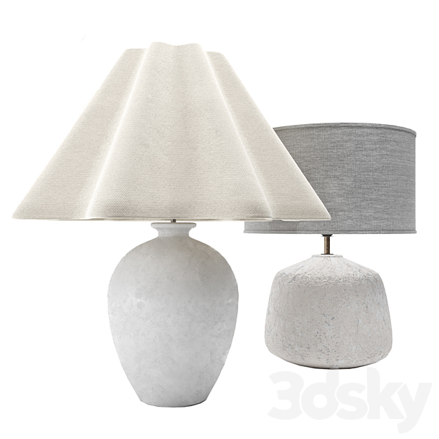 ZARA HOME lamps set 3DSMax File - thumbnail 1