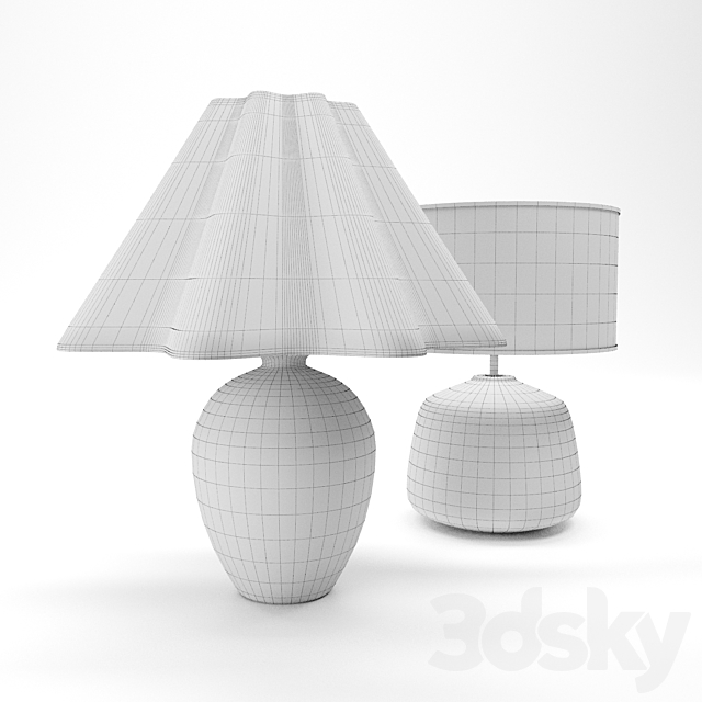 ZARA HOME lamps set 3DSMax File - thumbnail 5