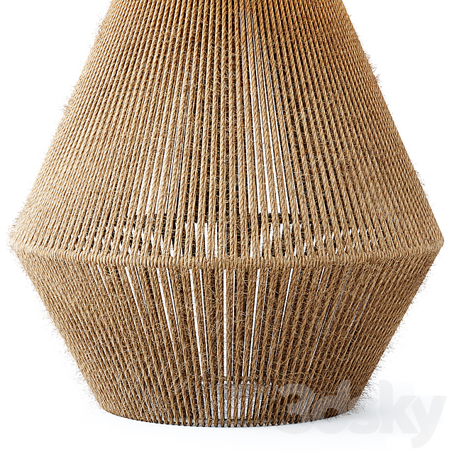 Zara Home – The jute base lamp 3DSMax File - thumbnail 3