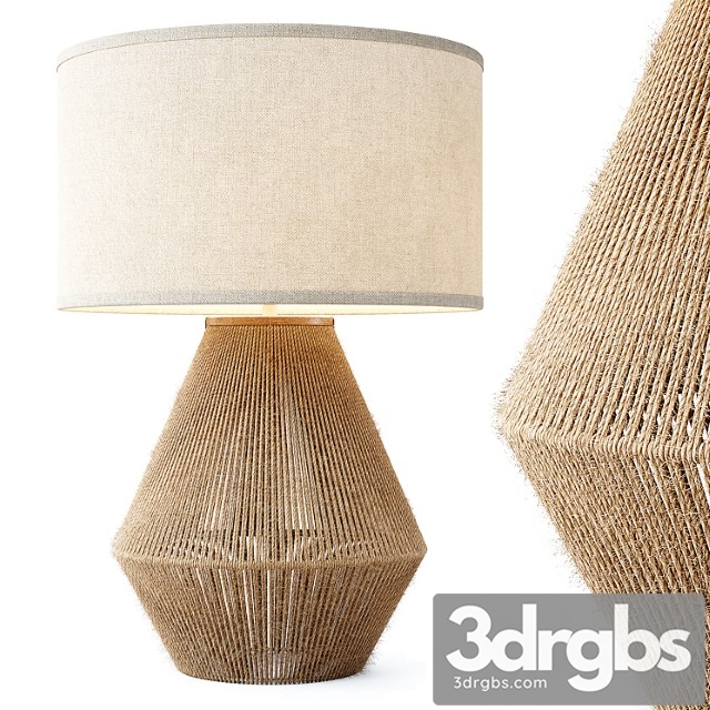 Zara home – the jute base lamp - thumbnail 1