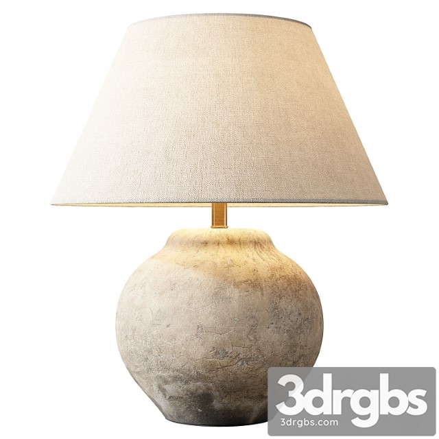 Zara Home The Lamp With Ceramic Base 3dsmax Download - thumbnail 1