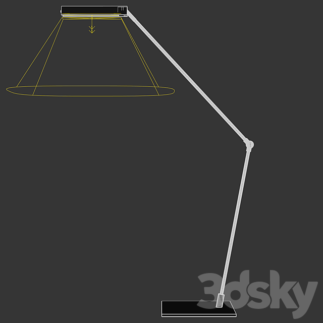 Zara Home – The metal LED table lamp 3DSMax File - thumbnail 3