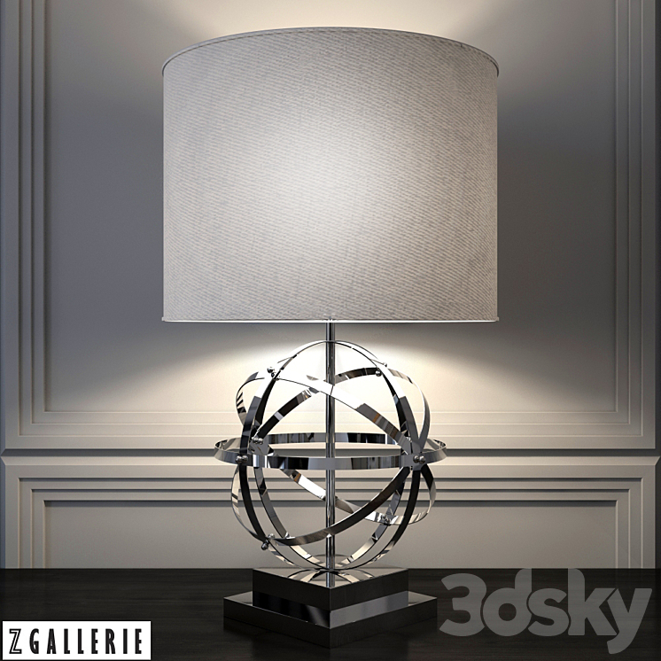 Zgallerie Pinnacle Table Lamp 3DS Max - thumbnail 1