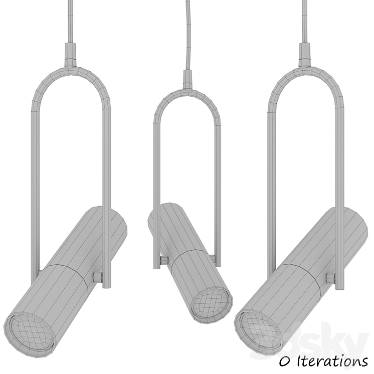 “A set of pendant lamps from the “”Optics”” collection by NB Light” 3DS Max - thumbnail 2