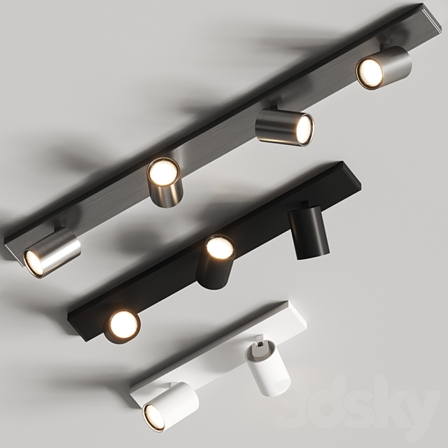 Astro Lighting Ascoli Bars Ceiling Lamps 3ds Max - thumbnail 2