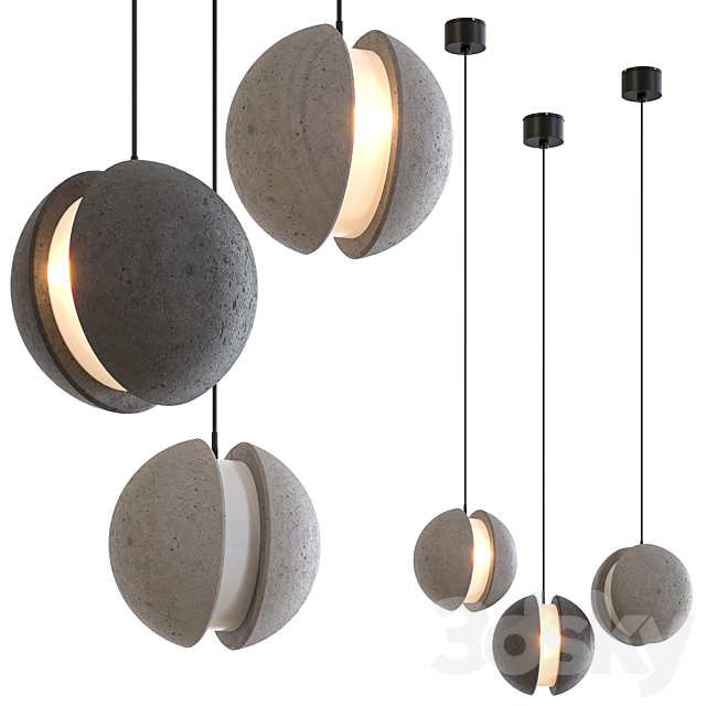 Bentu Design Moon Pendant Lamp Complication 1 3ds Max - thumbnail 1