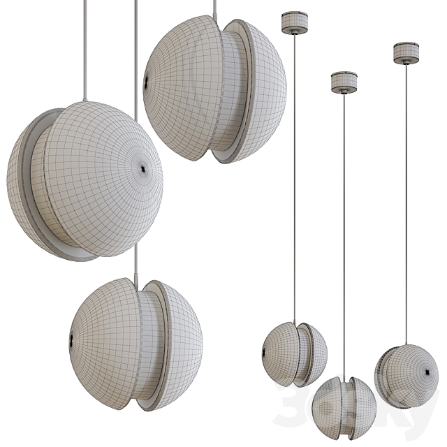 Bentu Design Moon Pendant Lamp Complication 1 3ds Max - thumbnail 2