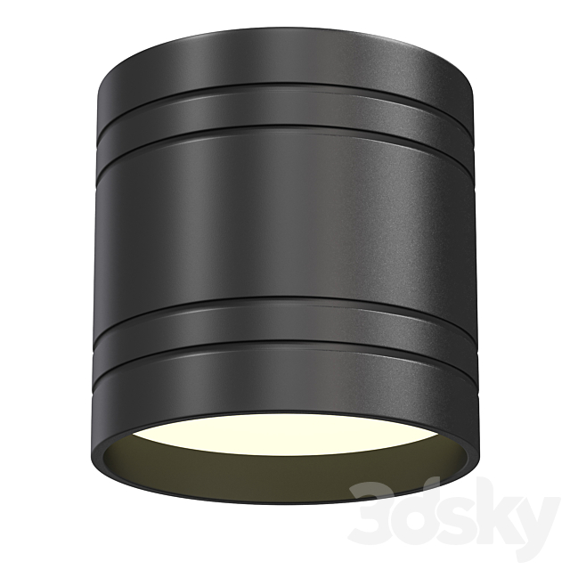 COB LED Ceiling Lights 3DS Max Model - thumbnail 2