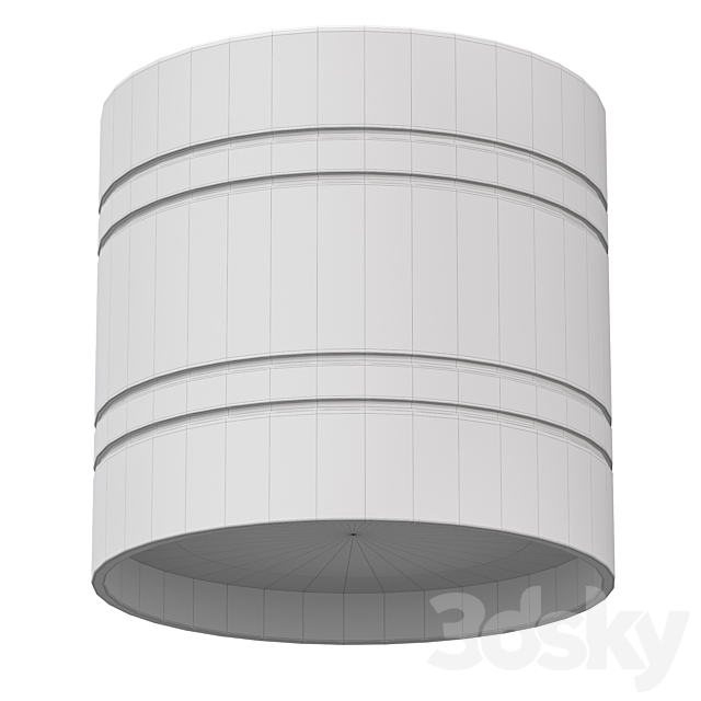 COB LED Ceiling Lights 3DS Max Model - thumbnail 4