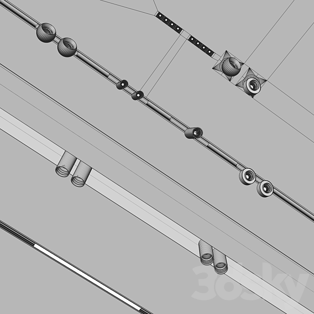 Delta Light Set 2 3DS Max Model - thumbnail 6