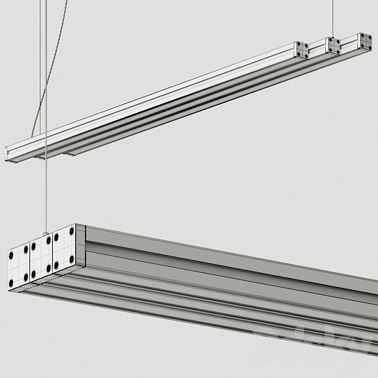 Fabbian Light Glide Pendant Lamp 3DS Max - thumbnail 2