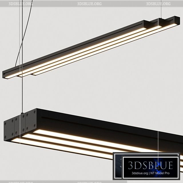 Fabbian Light Glide Pendant Lamp 3DS Max - thumbnail 3