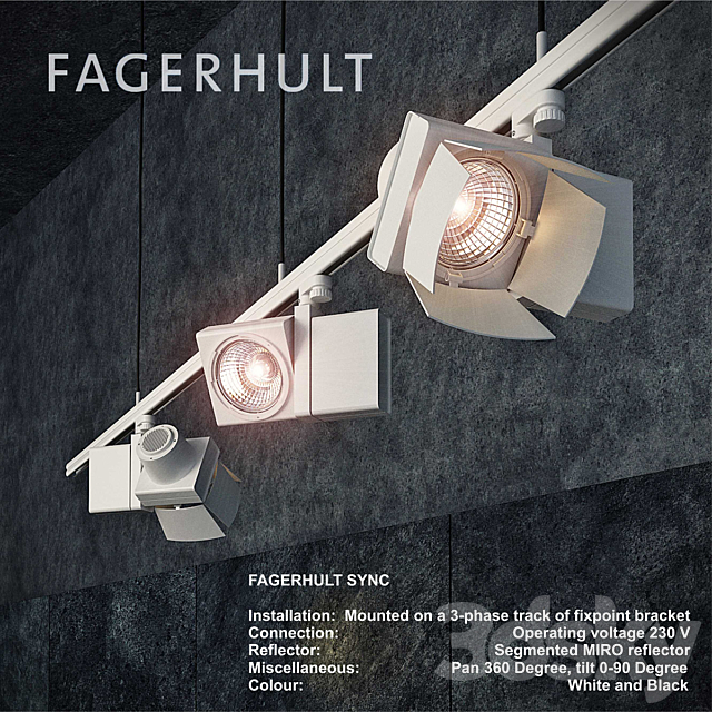 Fagerhult Sync 3ds Max - thumbnail 1