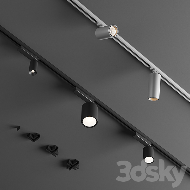 Flexalighting Track Projectors 3DSMax File - thumbnail 1