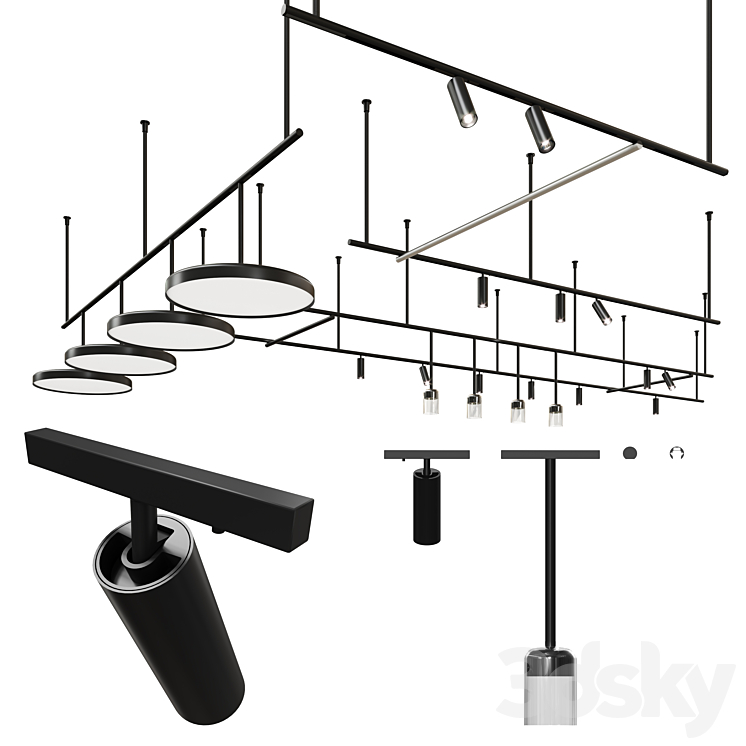 Flos infrastructure 3DS Max - thumbnail 1