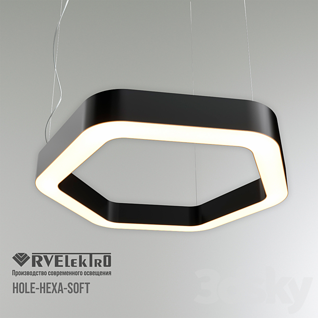 HOLE-HEXA-SOFT _ RVElektro 3DS Max Model - thumbnail 3