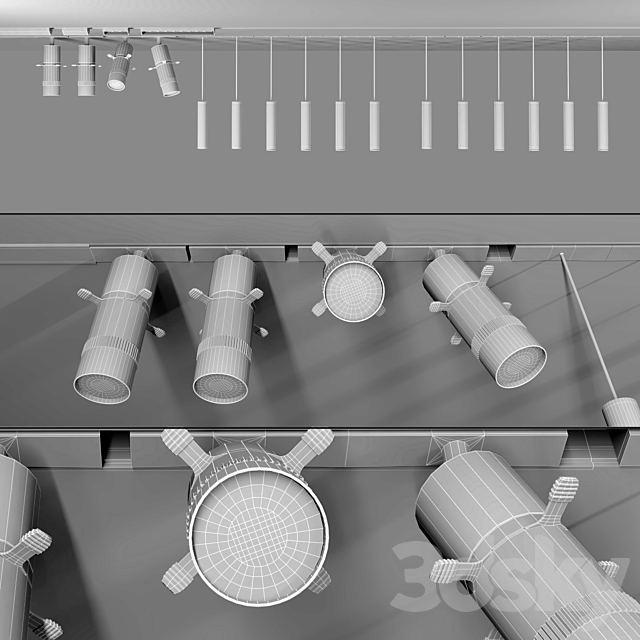 INFINITY integrated track system (set2) 3DSMax File - thumbnail 3