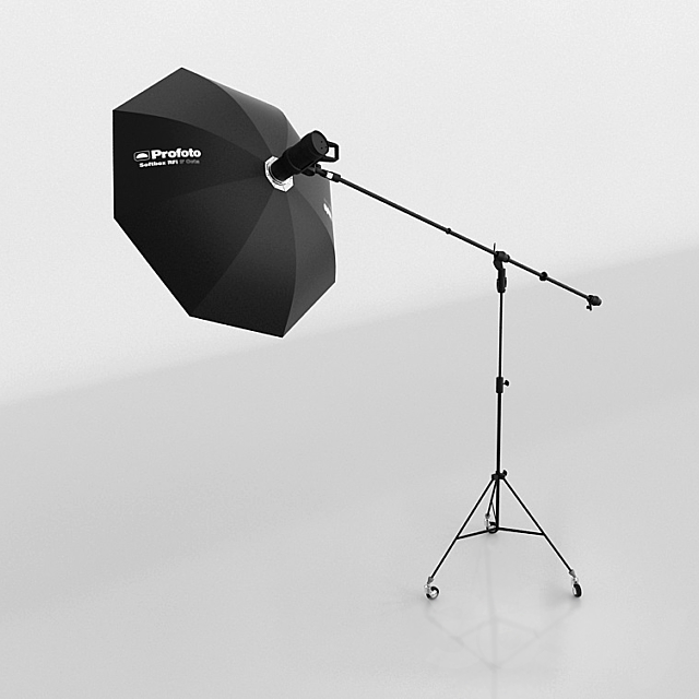 Lamp for the photographer Pro Softbox 3ds Max - thumbnail 1