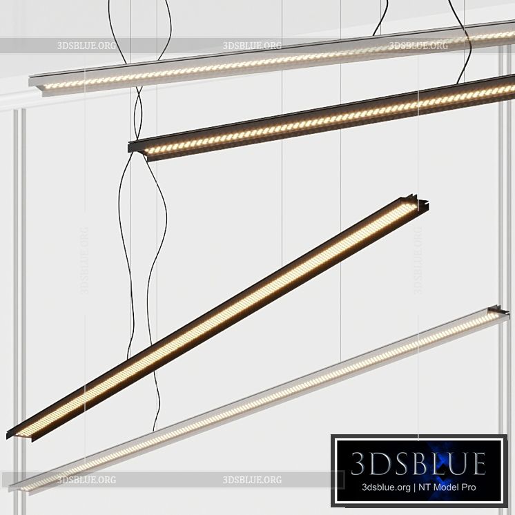 Le Deun Luminaires Atto Pendant Lamps 3DS Max - thumbnail 3