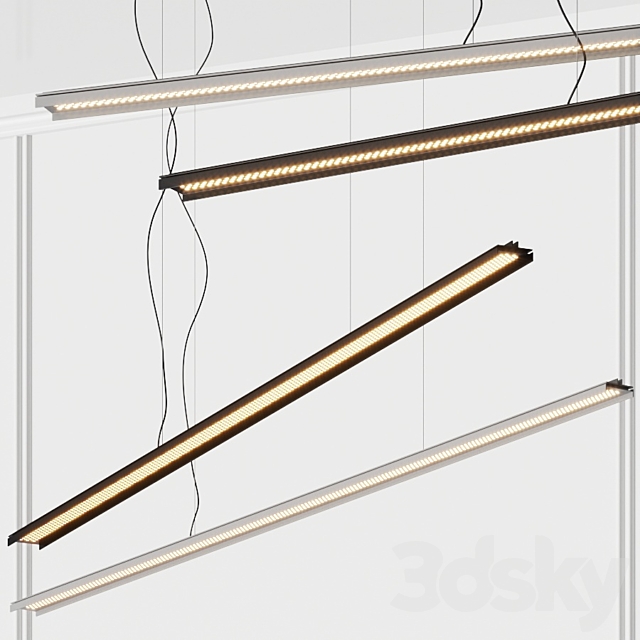 Le Deun Luminaires Atto Pendant Lamps 3DSMax File - thumbnail 1