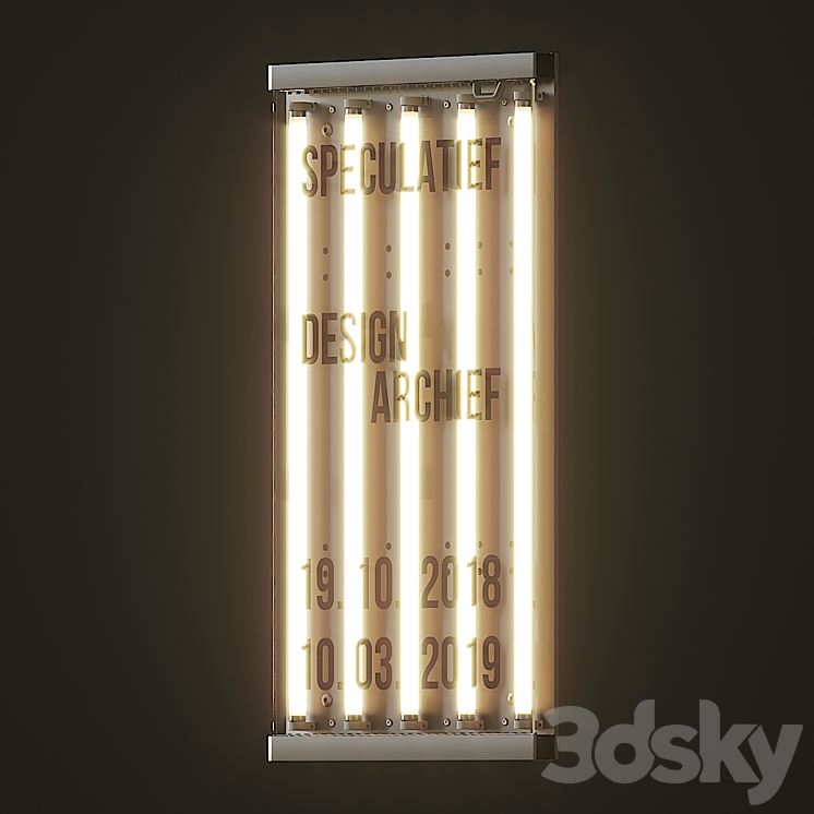 Light sign 3DS Max - thumbnail 1