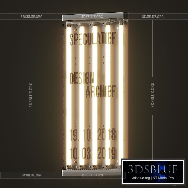 Light sign 3DS Max - thumbnail 3