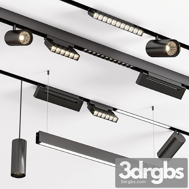 Modern magnetic track lights - thumbnail 1