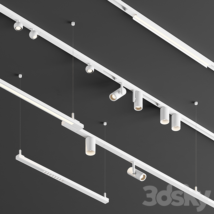 Modular Lighting Instruments Pista surface 3DS Max Model - thumbnail 2