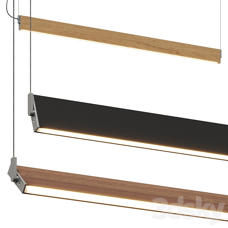 Ole Lighting Manolo Linear Pendant Lamp 3DS Max - thumbnail 1