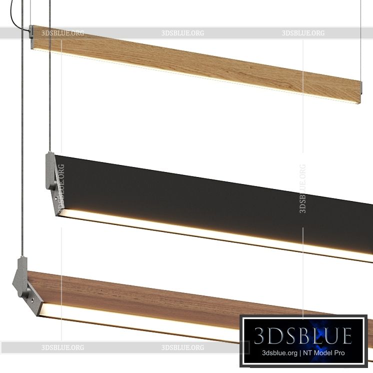 Ole Lighting Manolo Linear Pendant Lamp 3DS Max - thumbnail 3