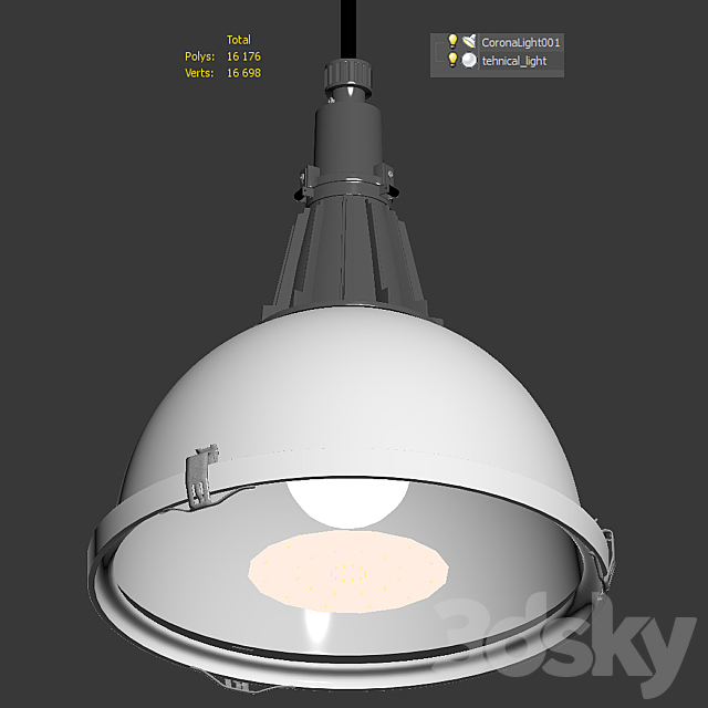 Pendant lamp Vatra NSP-20-500-101 3DSMax File - thumbnail 3