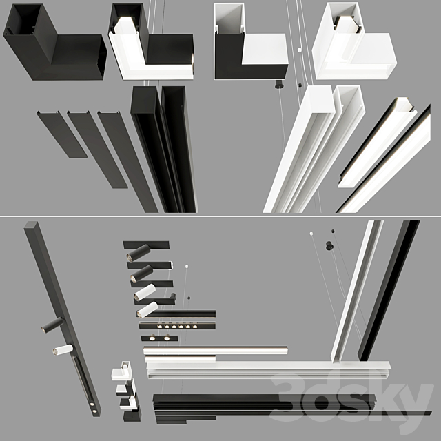 Profile system _ Modular _ Centrsvet (4) 3DS Max Model - thumbnail 2