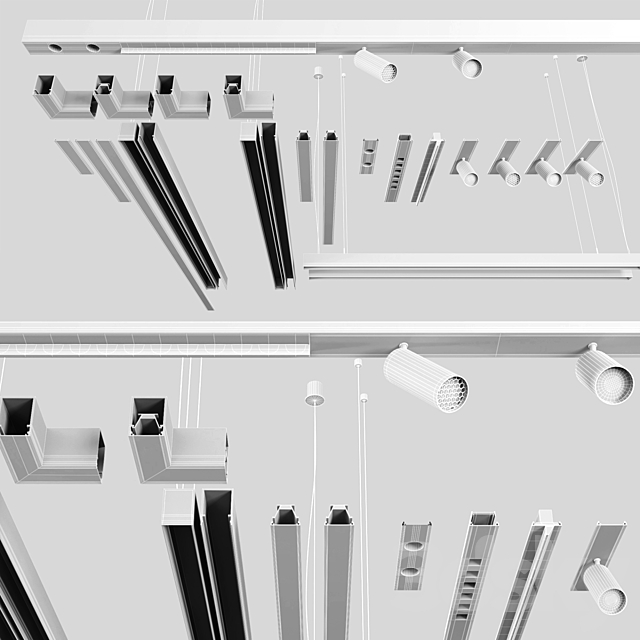 Profile system _ Modular _ Centrsvet (4) 3DS Max Model - thumbnail 3