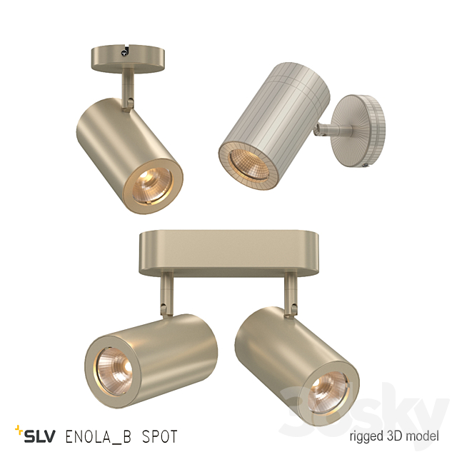 SLV ENOLA B SPOT (Rigged model) 3DSMax File - thumbnail 2