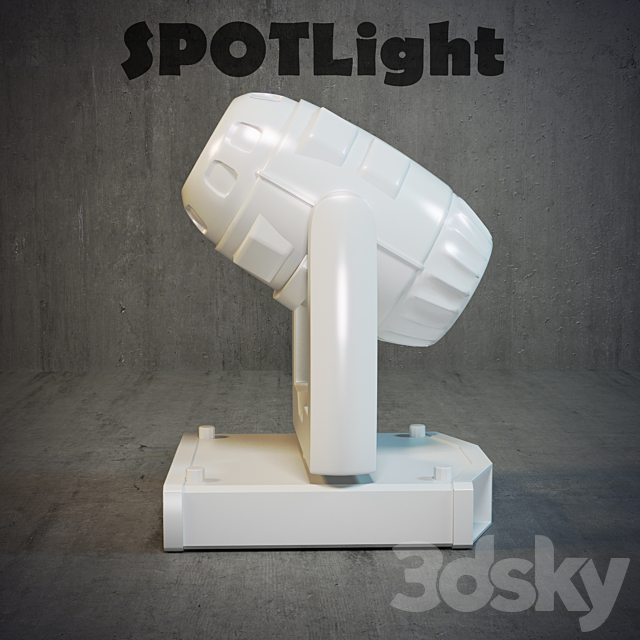 Spotlight 3DS Max Model - thumbnail 2