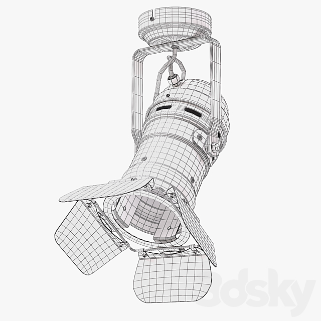 Spotlight Retro Loft Industrial 3DSMax File - thumbnail 3