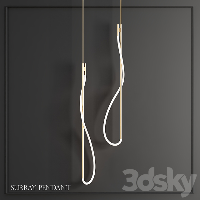 Surray pendant 3ds Max - thumbnail 1