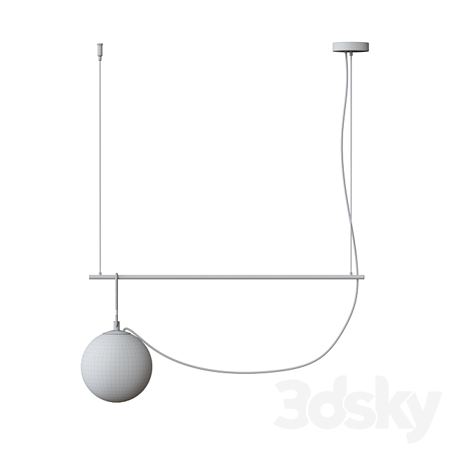 Suspension Lamp Artemide 3DS Max Model - thumbnail 2